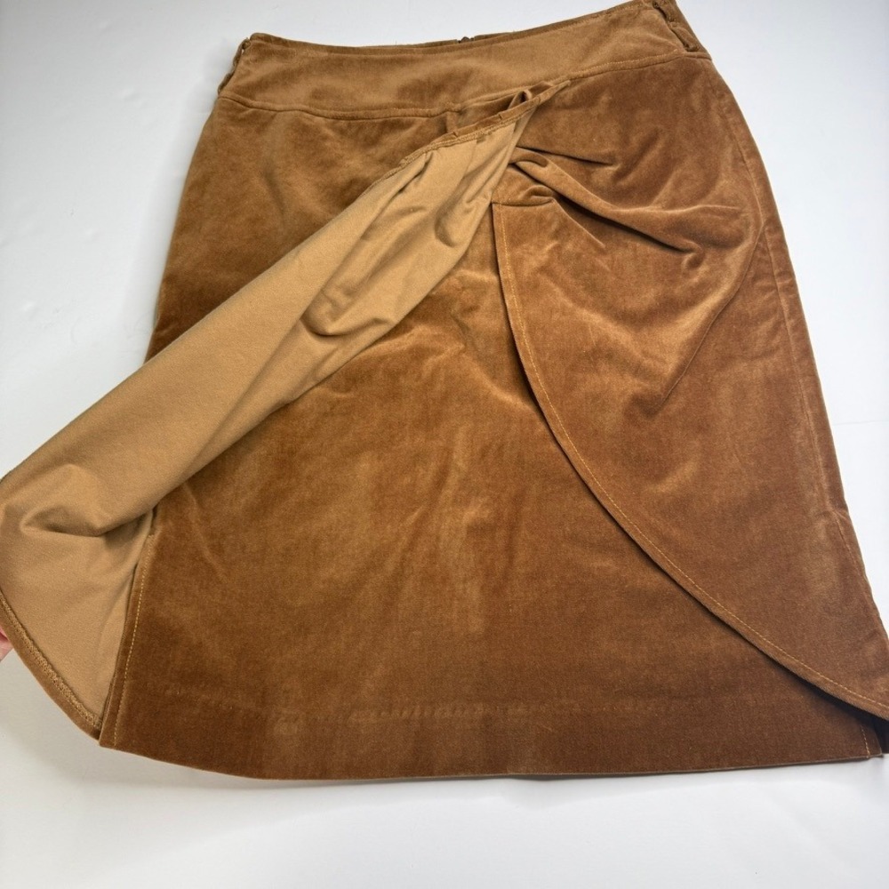 Vintage Sao Paulo Knee Length in Cognac Size 4 - Picture 2 of 10